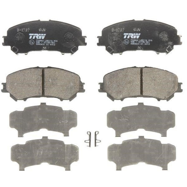 TRW GDB3631 TRW COTEC brake pad set GDB3631 GDB3631 TRW TRW COTEC brake pad set