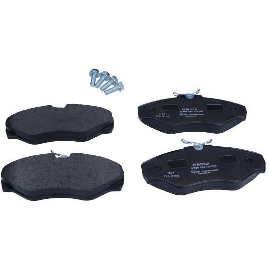 Disc brake pad set Opel Vivaro: 0986494730 Bosch Brake pad set