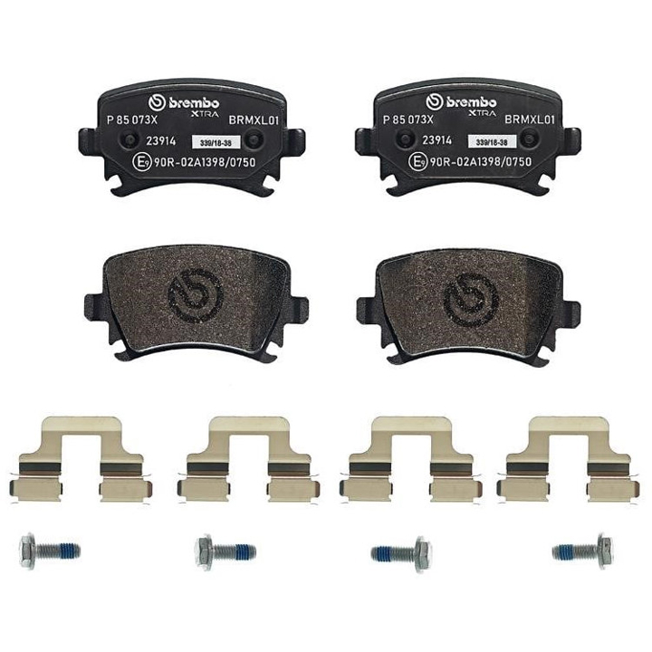 Disc brake pad set Audi A3: P85073X Brembo BREMBO XTRA disc brake pads, set