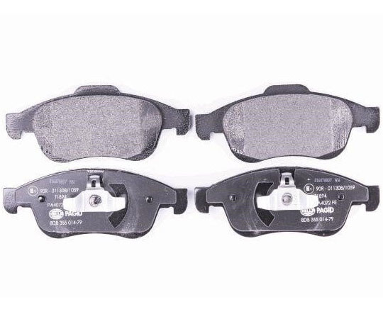 Brake pad kit Renault Express: 8DB355014791 Hella Brake pad set