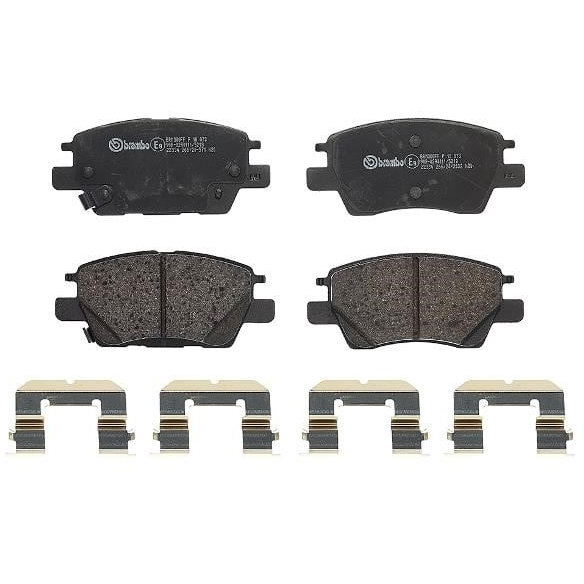 Brake pad kit Chevrolet: P10073 Brembo Brake pad set