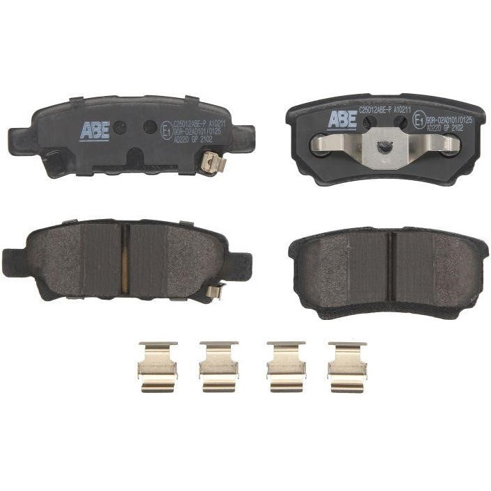 Disc brake pad set Dodge Caliber: C25012ABEP ABE Rear brake pad set