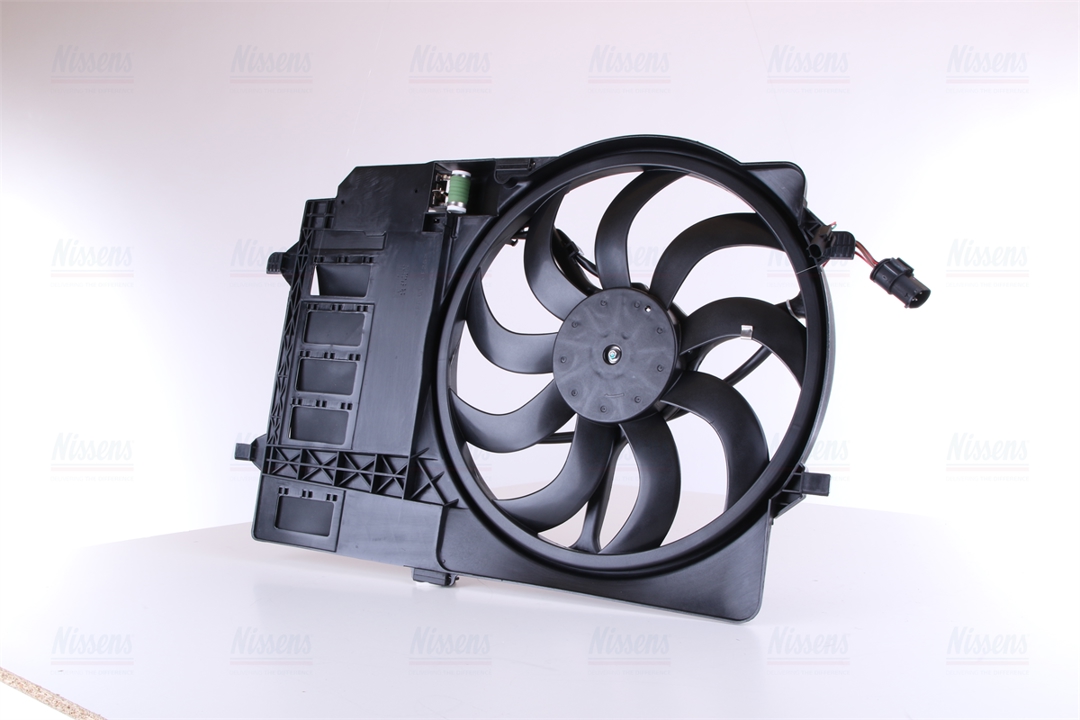 Hub, engine cooling fan wheel Nissens 85124