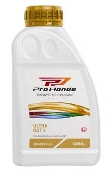 0820399938PRO Honda Honda DOT 4 Brake Fluid, 500 ml
