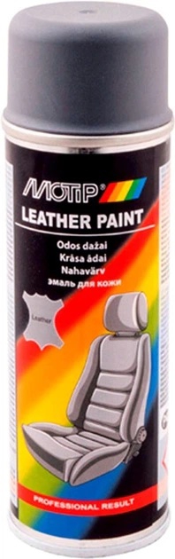 04232 Motip Motip Gray Leather Spray Paint, 200 ml