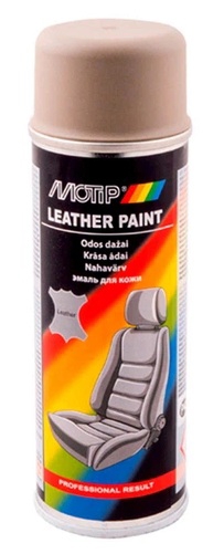 04233 Motip Motip Beige-Brown Leather Spray Paint, 200 ml