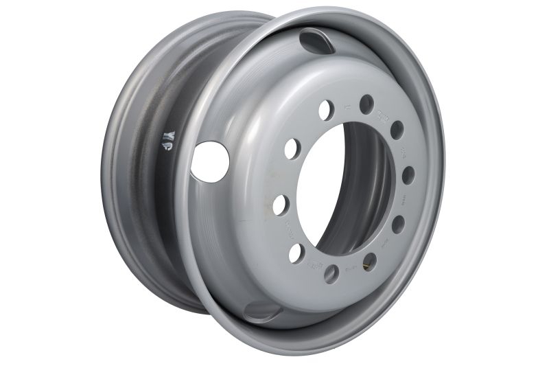 ACC14018 Kronprinz Steel Wheel Rim Kronprinz 6,75x17.5 10x225 ET129,5 DIA176 Silver