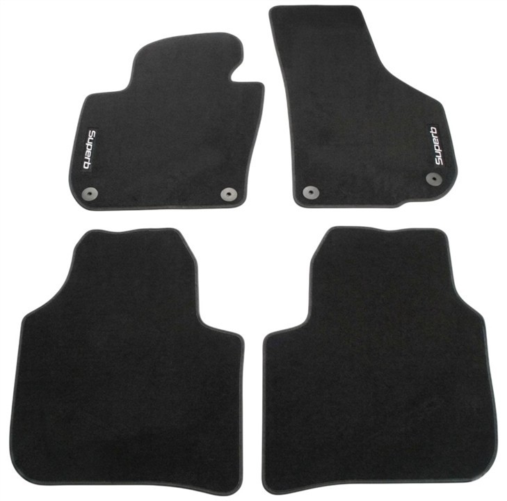 Car foot mats Skoda Superb: 3T1061404A VAG Car floor mats Skoda Superb