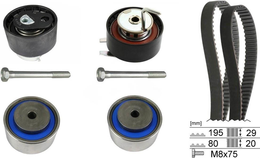 Timing kit Jaguar: 530076610 INA Timing Belt Kit