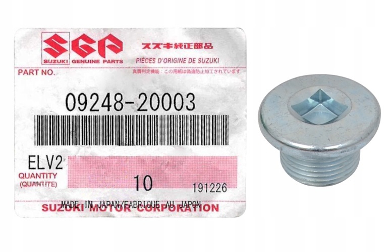 0924820003 Suzuki Sump plug
