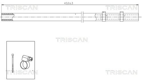 851629029 Triscan Hydraulic Hose, steering