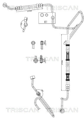 851629045 Triscan Hydraulic Hose, steering
