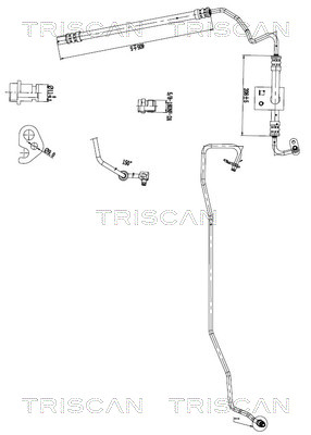 Power Steering Pipe Ford: 851616034 Triscan Hydraulic Hose, steering