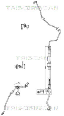 851618001 Triscan Hydraulic Hose, steering