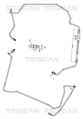851627001 Triscan Hydraulic Hose, steering