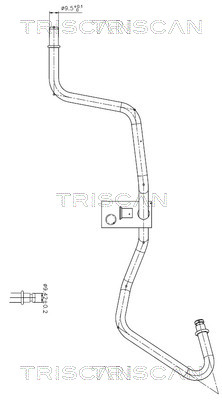 851616040 Triscan Hydraulic Hose, steering