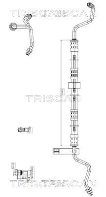 851623004 Triscan Hydraulic Hose, steering