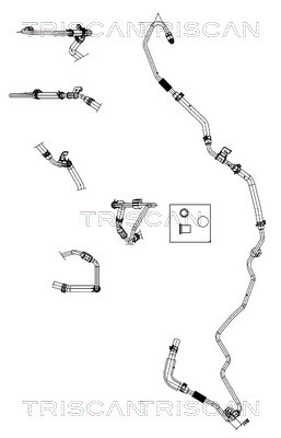 851643005 Triscan Hydraulic Hose, steering