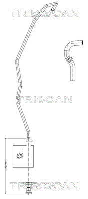 851616031 Triscan Hydraulic Hose, steering