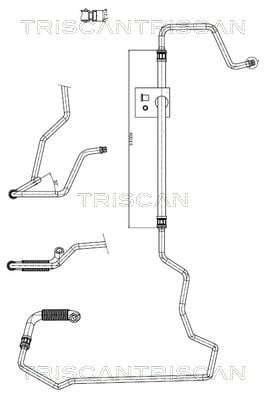 851628002 Triscan Hydraulic Hose, steering