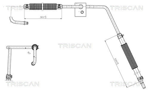 851616035 Triscan Hydraulic Hose, steering