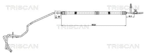 851616001 Triscan Hydraulic Hose, steering