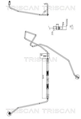 851627002 Triscan Hydraulic Hose, steering