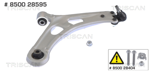 Track control arm Opel Combo: 850028595 Triscan Control/Trailing Arm, wheel suspension