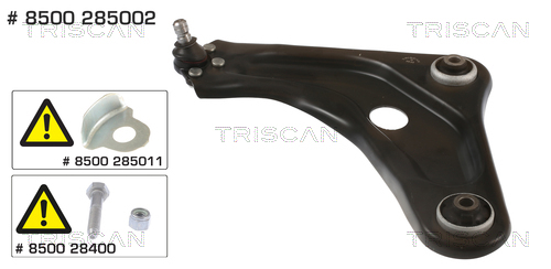 Triscan 8500 285002 Control/Trailing Arm, wheel suspension 8500285002 8500285002 Triscan Control/Trailing Arm, wheel suspension