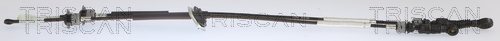 Clutch cable Hyundai: 814043705 Triscan Cable Pull, manual transmission