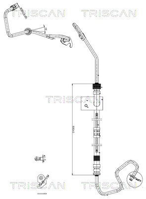 851616015 Triscan Hydraulic Hose, steering