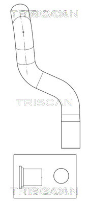 851616022 Triscan Hydraulic Hose, steering