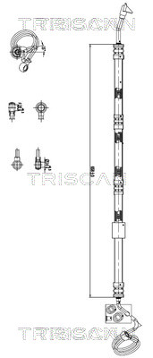 Power Steering Pipe Audi: 851629038 Triscan Hydraulic Hose, steering