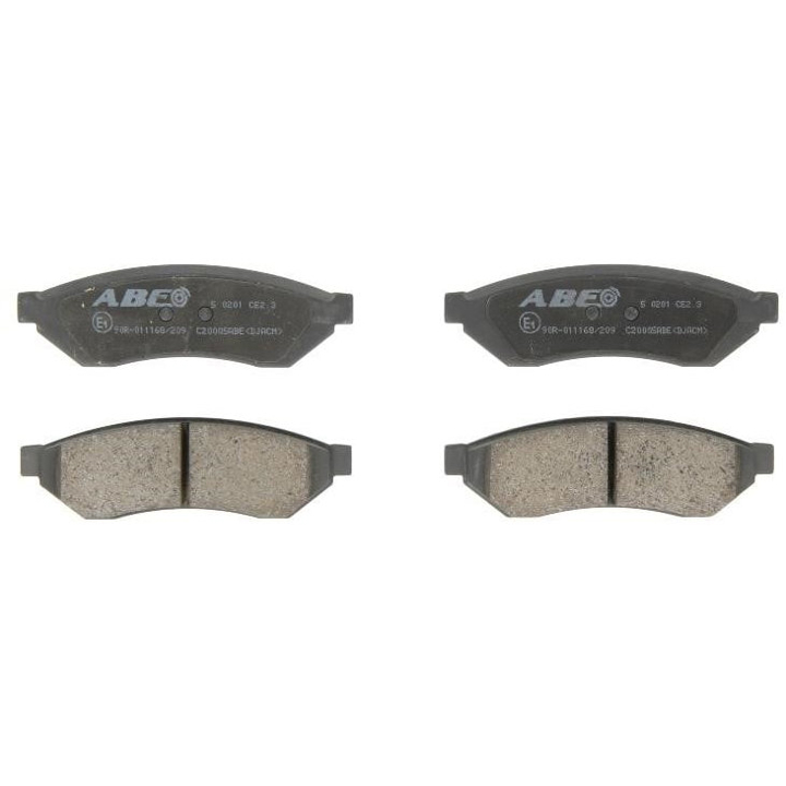 Brake pad Daewoo Evanda: C20005ABE ABE Rear brake pad set