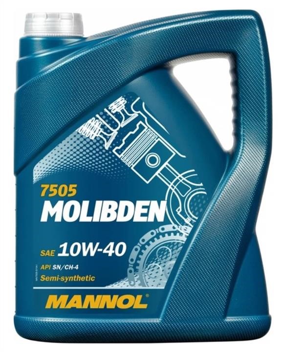 MN75055 Mannol Engine oil Mannol 7505 Molibden 10W-40, 5L
