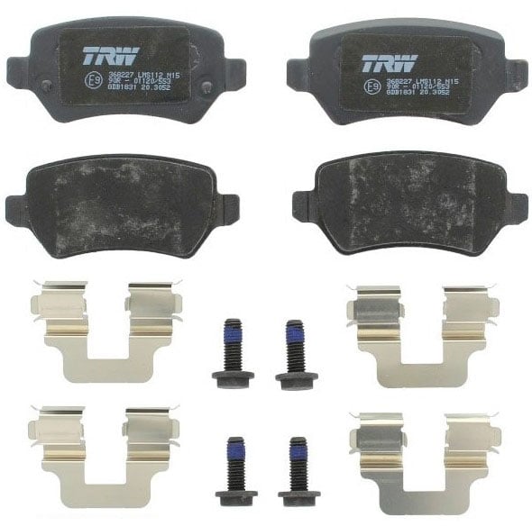 Brake pad kit Opel Zafira B: GDB1831 TRW TRW COTEC brake pad set