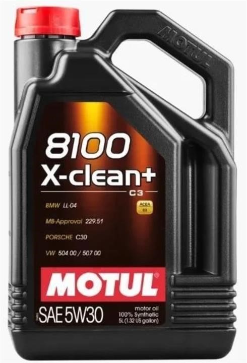 5W308100XCLEANPLUS5L Motul Engine oil Motul 8100 X-CLEAN+ 5W-30, 5L