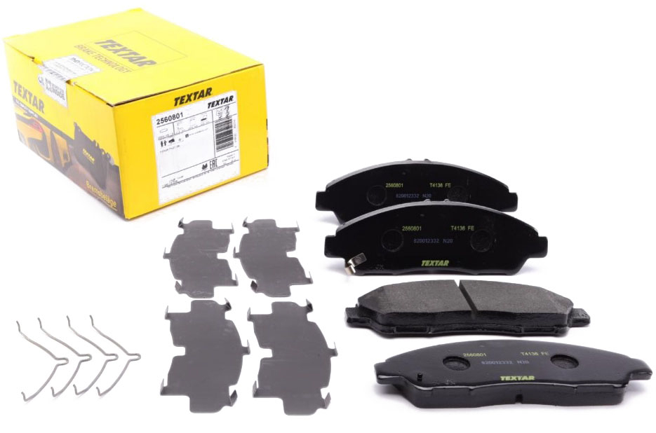 Textar 2560801 Brake pad set 2560801 2560801 Textar Brake pad set