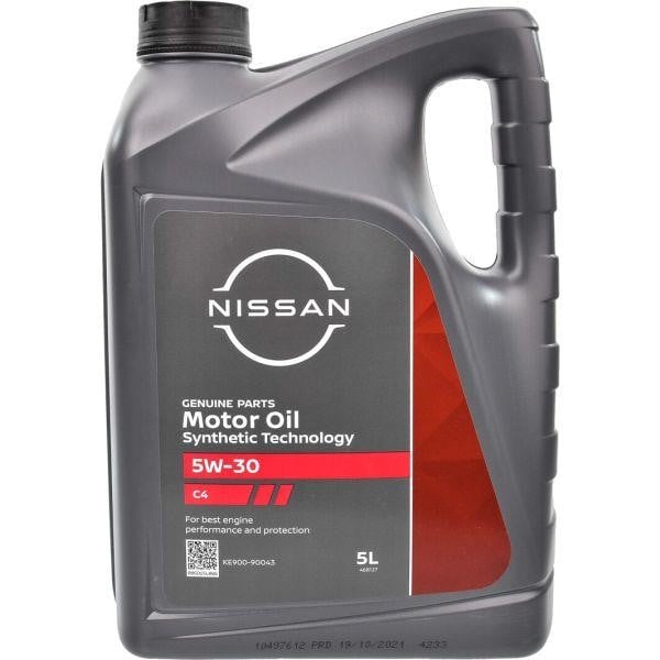 KE90090043 Nissan Engine oil Nissan Motor Oil ST C4 5W-30, 5L