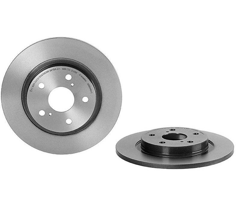 Brembo 08.B045.11 Rear solid brake disc 08B04511 08B04511 Brembo Rear solid brake disc