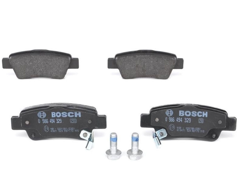 Disc brake pad set Honda CRV: 0986494329 Bosch Brake pad set