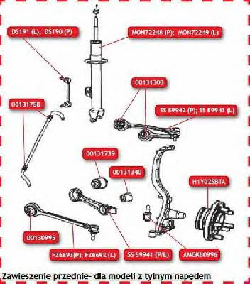 Wheel hubs Dodge: H1Y025BTA BTA Wheel hub front