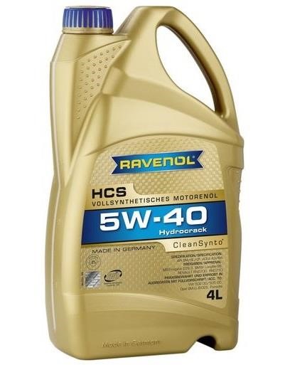 Ravenol 1112105-004-01-999 Engine oil Ravenol HCS 5W-40, 4L 111210500401999 111210500401999 Ravenol Engine oil Ravenol HCS 5W-40, 4L