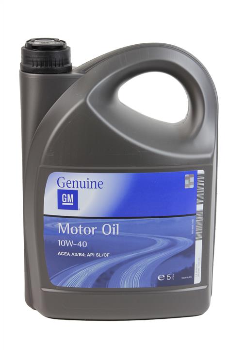 Engine oil General Motors Semi Synthetic 10W-40, 5L General Motors 93165216