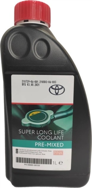 0888980150 Toyota Antifreeze Toyota Super Long life coolant G12+ pink, 1L