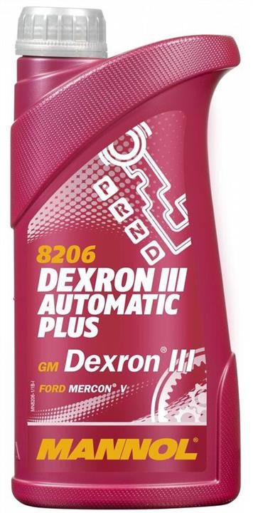 AP10107 Mannol Transmission oil MANNOL 8206 Dexron III Automatic Plus, 1 l