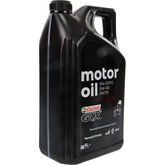 Engine oil Renault Castrol GTX RN-Spec 5W-40, 5L Renault 77 11 658 111
