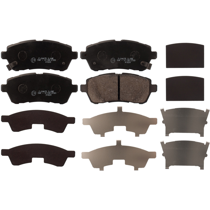 Otto Zimmermann 24283.165.1 Brake pad set 242831651 242831651 Otto Zimmermann Brake pad set