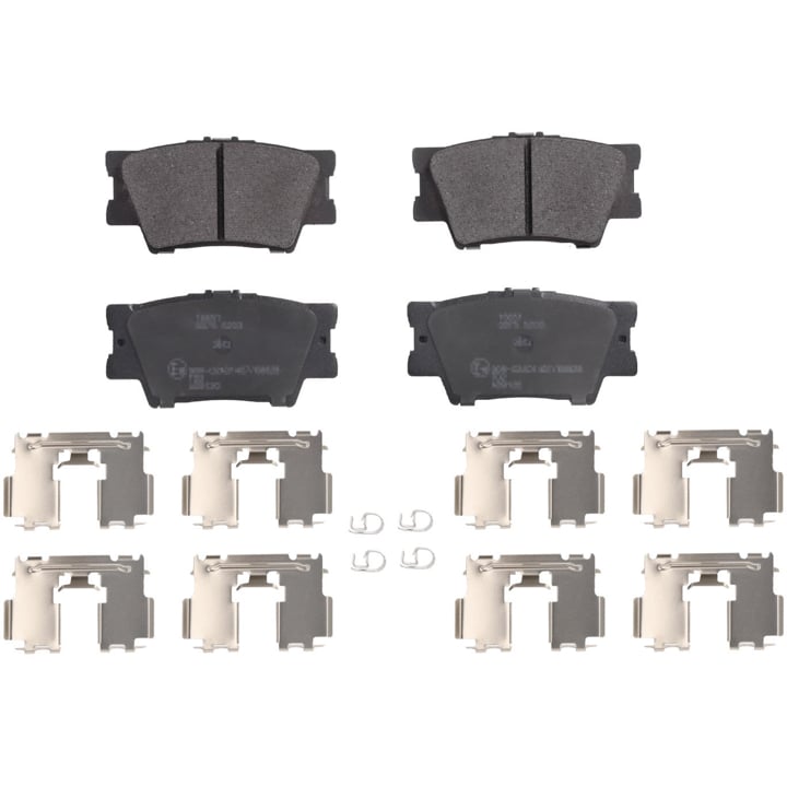 Otto Zimmermann 24338.155.1 Brake pad set 243381551 243381551 Otto Zimmermann Brake pad set