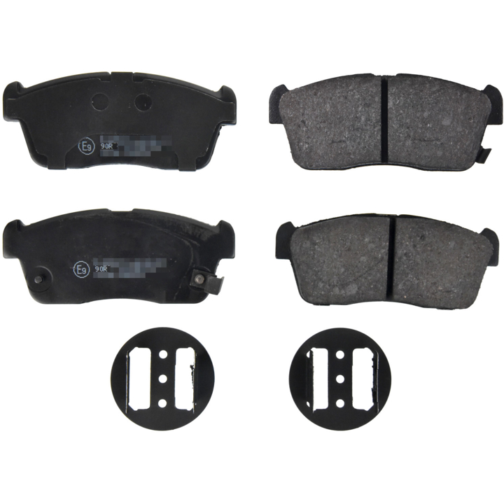Brake pad Suzuki Celerio: 235071501 Otto Zimmermann Brake pad set